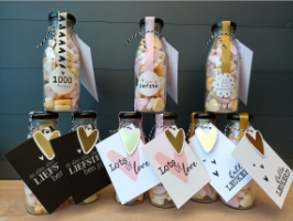 valentijnsflesjes